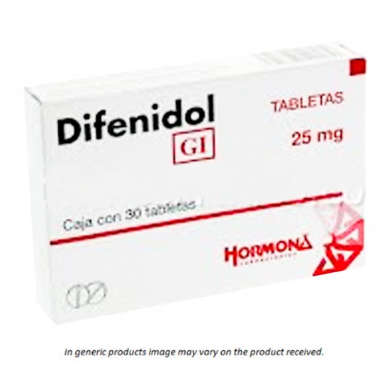 Vontrol  Diphenidol Generic  25 mg 60 Tabs