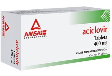 Zovirax Acyclovir Generic 400 mg 35 Tabs