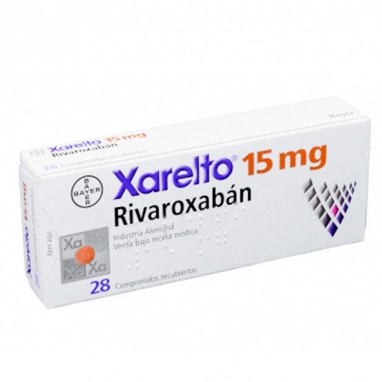 Xarelto Rivaroxaban 15 mg 28 tabs