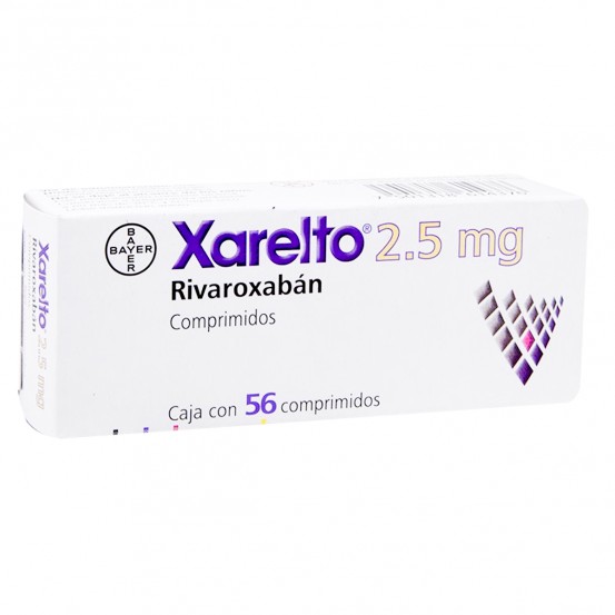 Xarelto Rivaroxaban 2.5 mg 56 tabs
