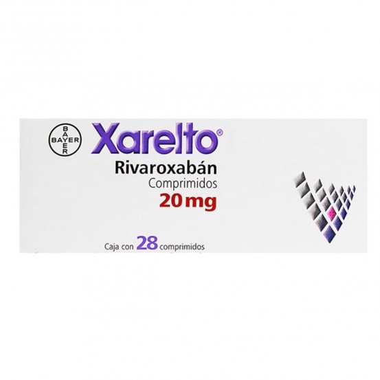 Xarelto Rivaroxaban 20 mg 28 tabs