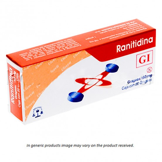 Zantac ranitidine generic 150 mg 40 Tabs