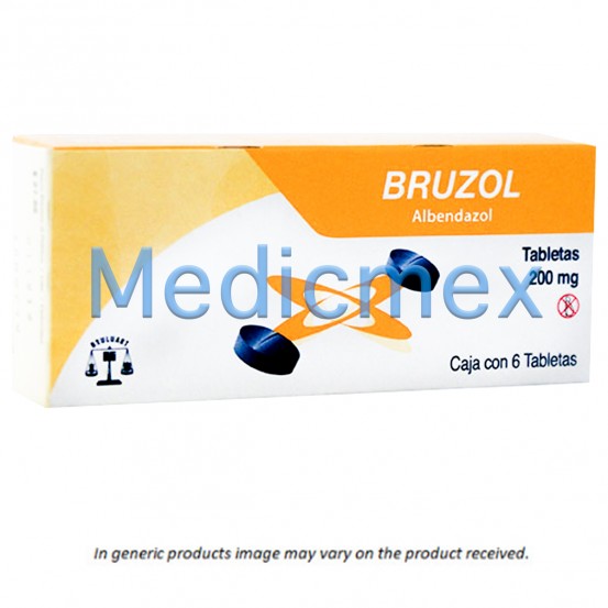 Zentel Albendazol generic 200 mg 12 tabs