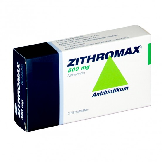 Zithromax Azitrocin Azithromycin 500 mg 3 Tabs