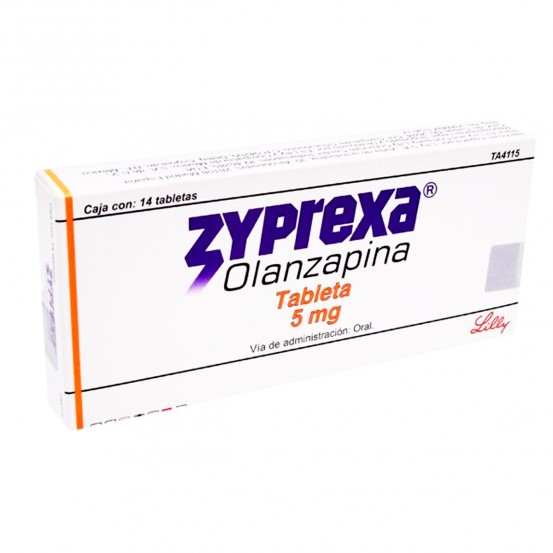 Zyprexa Olanzapine 5 mg 14 Tabs