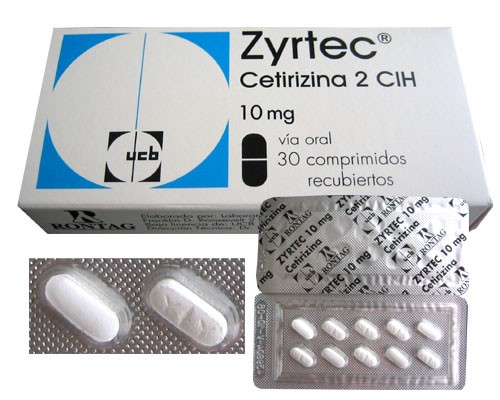 Zyrtec Cetirizine 10 mg 10 Tabs